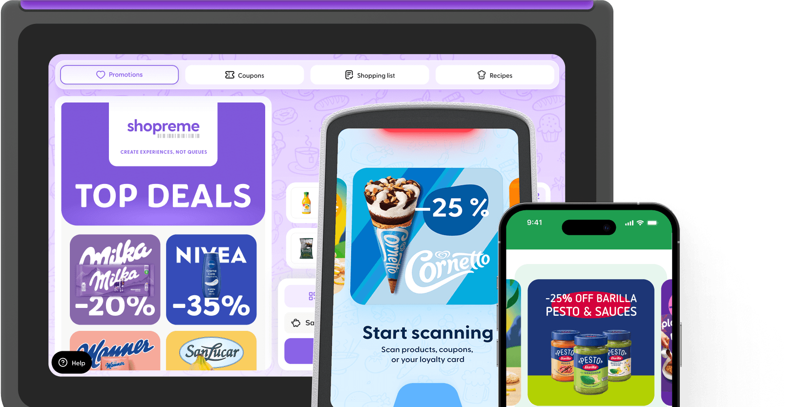 retail media Ads on All Self-Service Devices