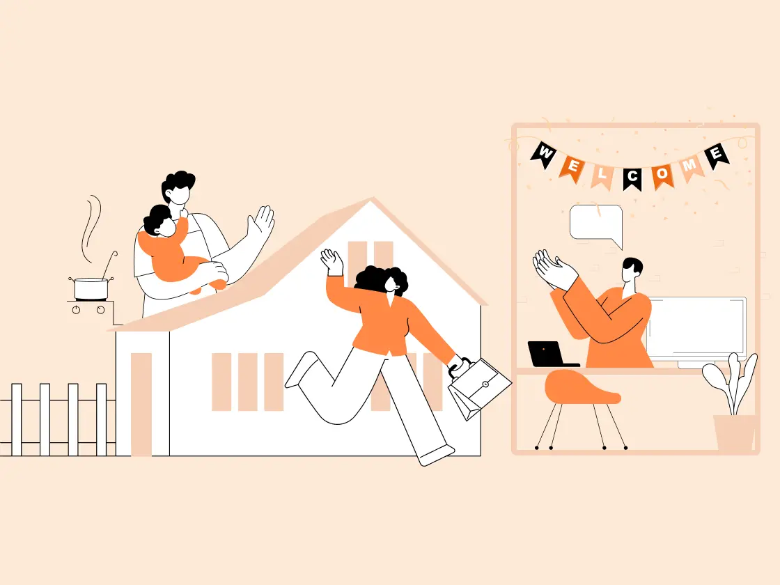 Re-entering a workplace with a welcoming atmosphere