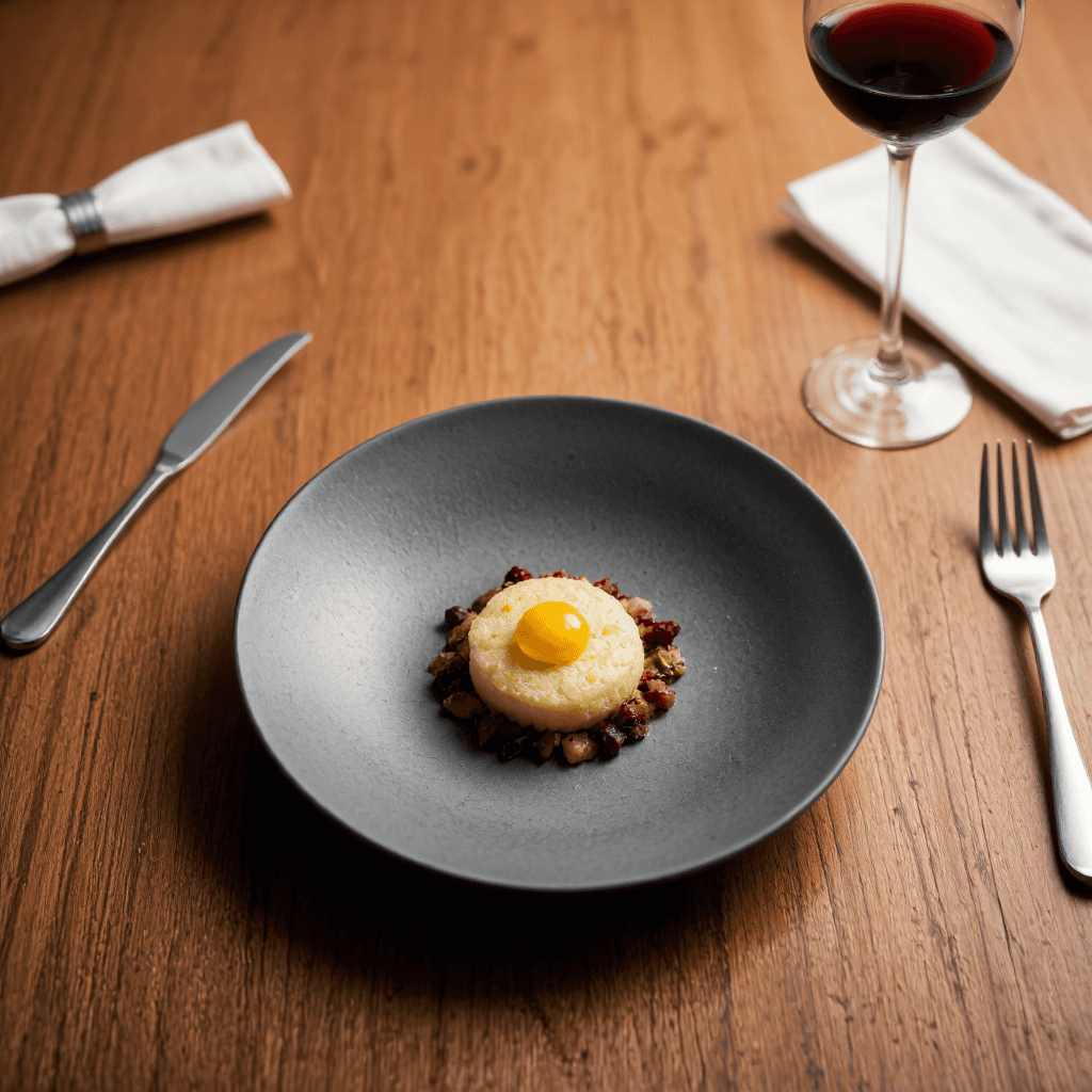 product photography of Gourmet food dish