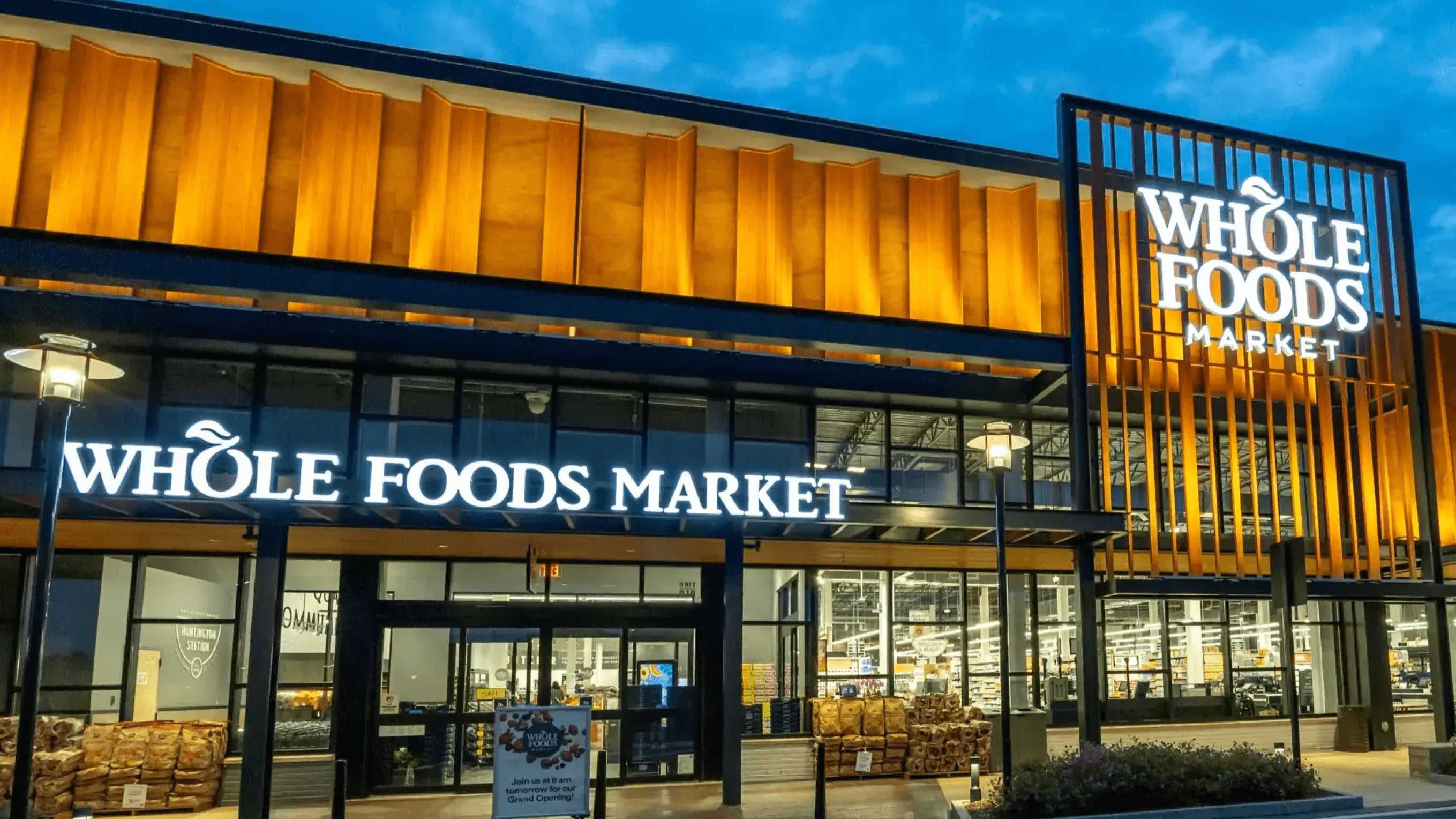 Whole foods market store front image