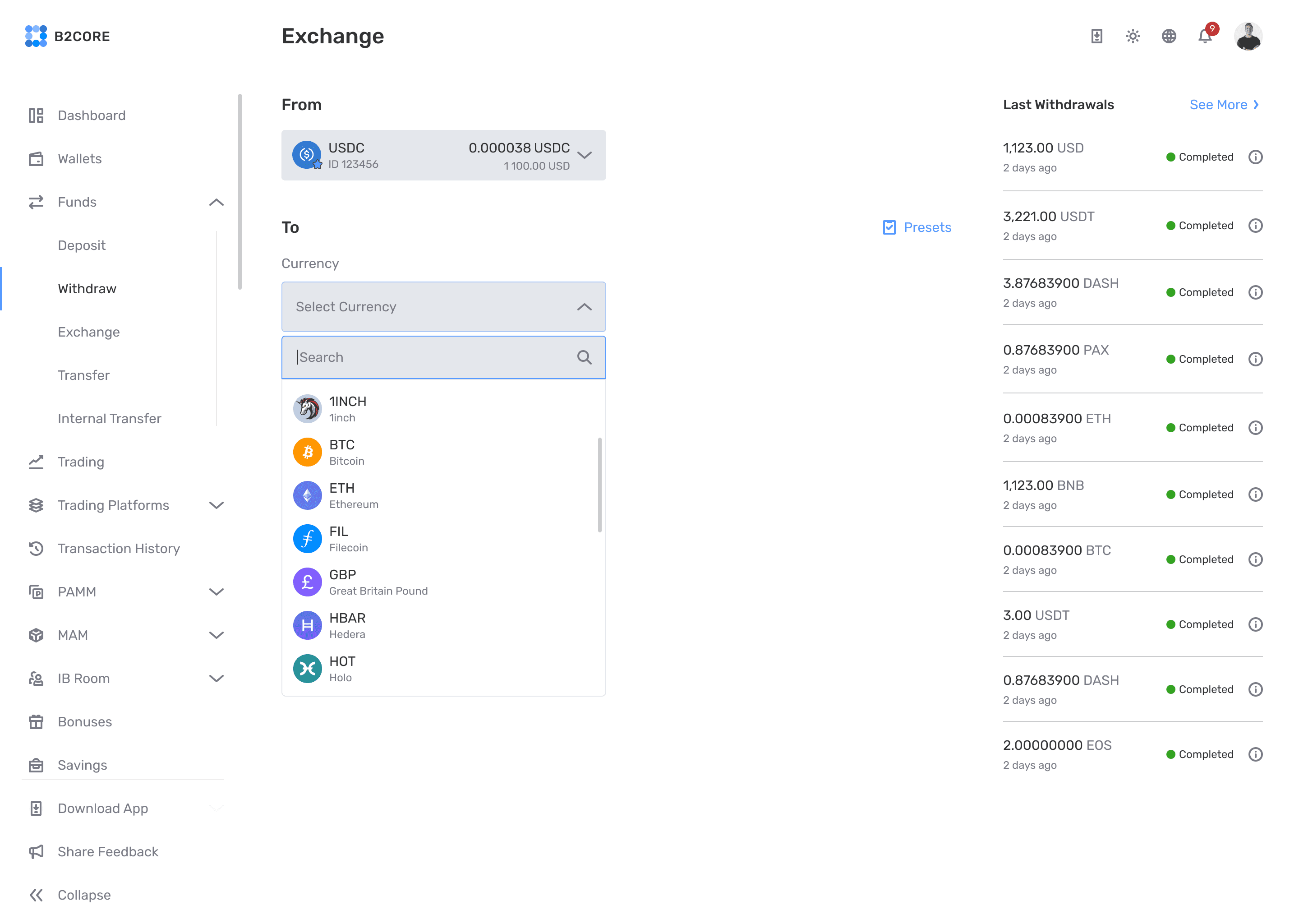 Dedicated B2BINPAY Integration