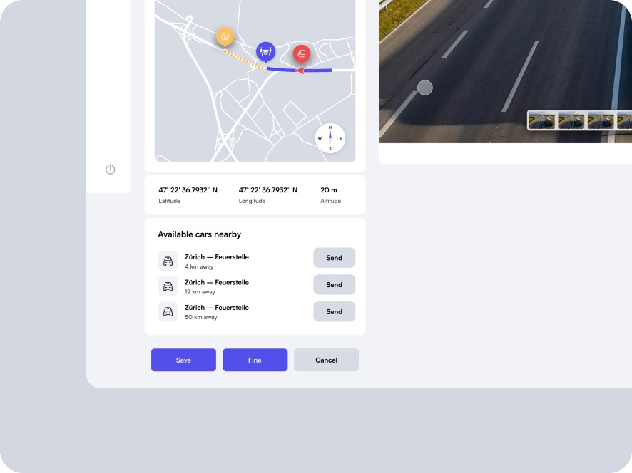 A detail of reports screen
