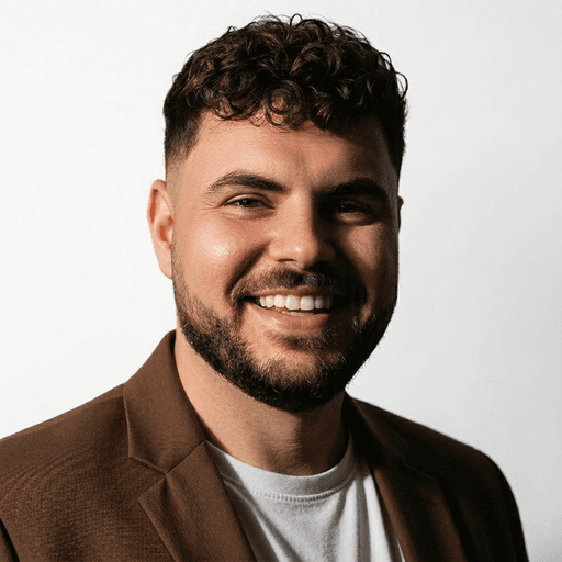 Side portrait of a man