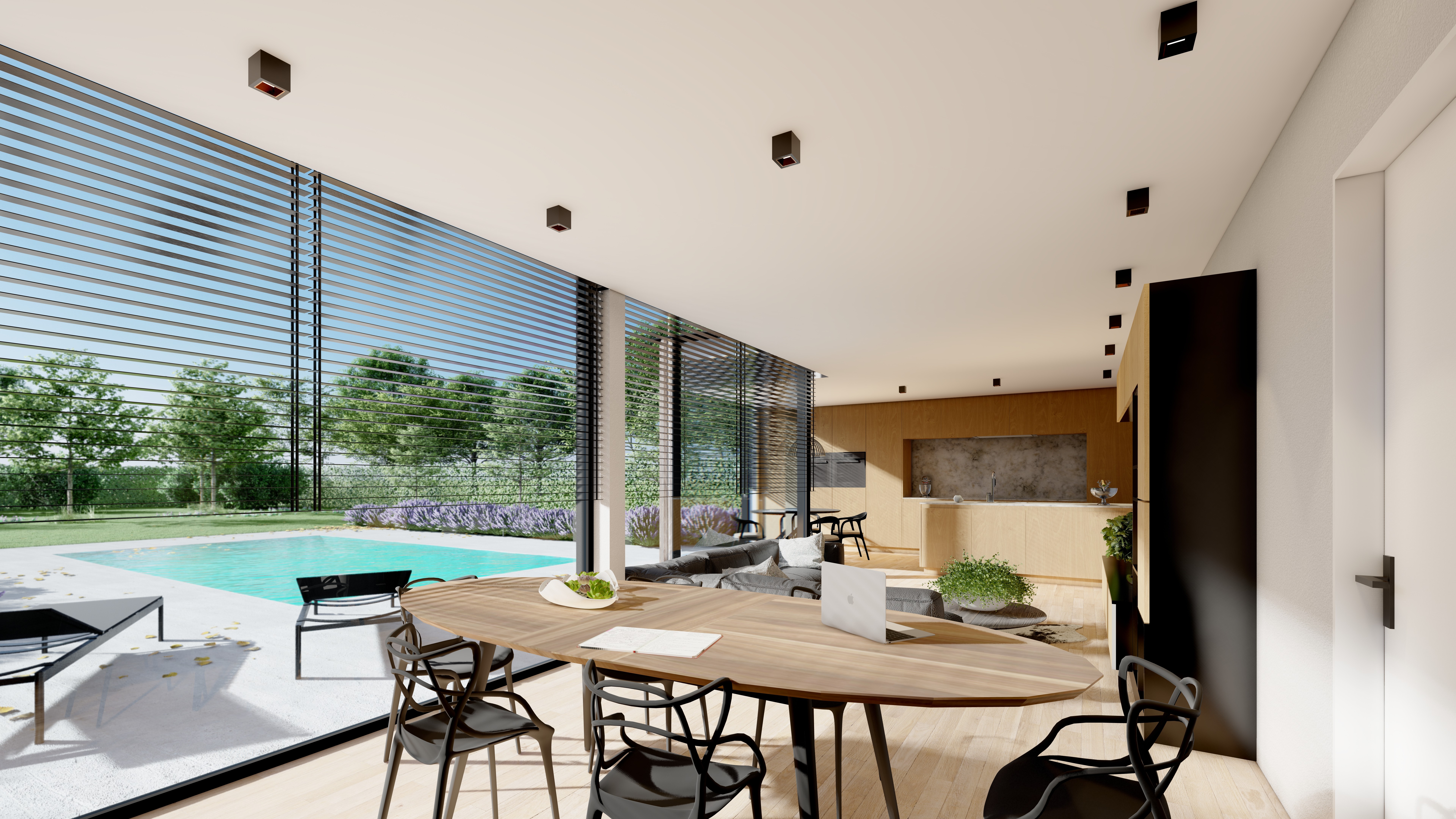 interieurrender eetkamer hub123