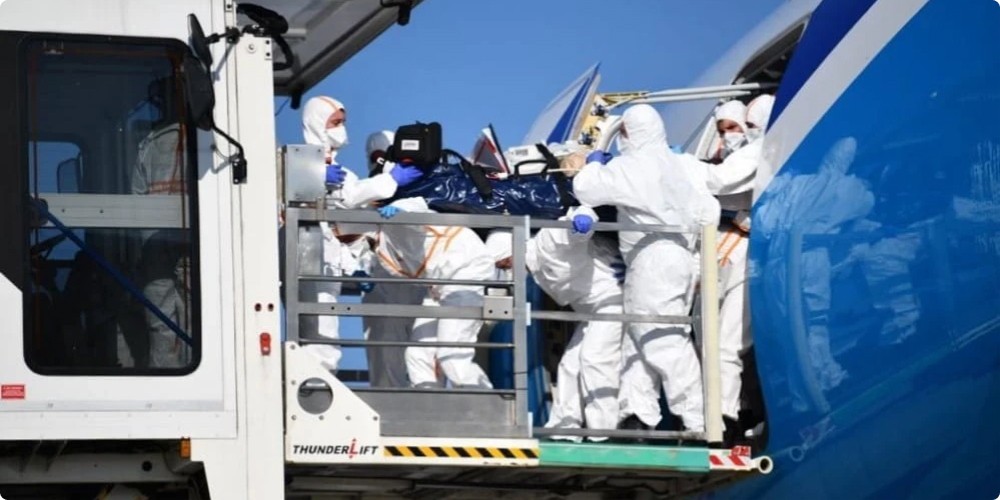 scene from an international rescue