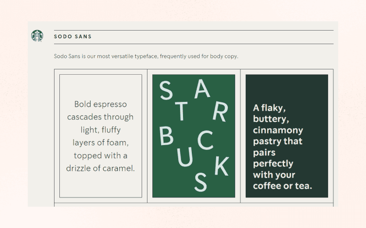 Starbucks branding