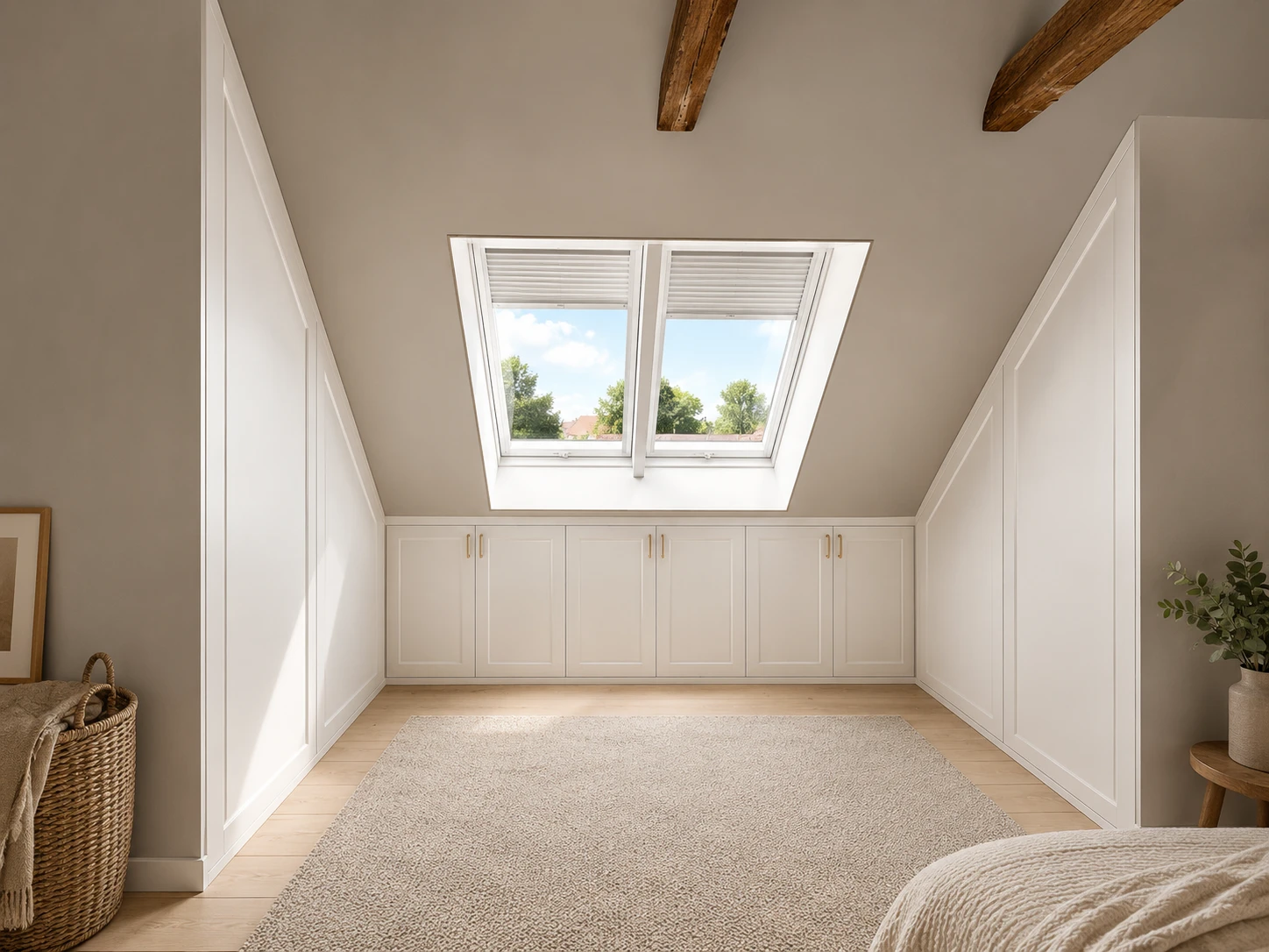 Specialbygget skunkløsning fra NS Interior med fokus på optimal pladsudnyttelse.