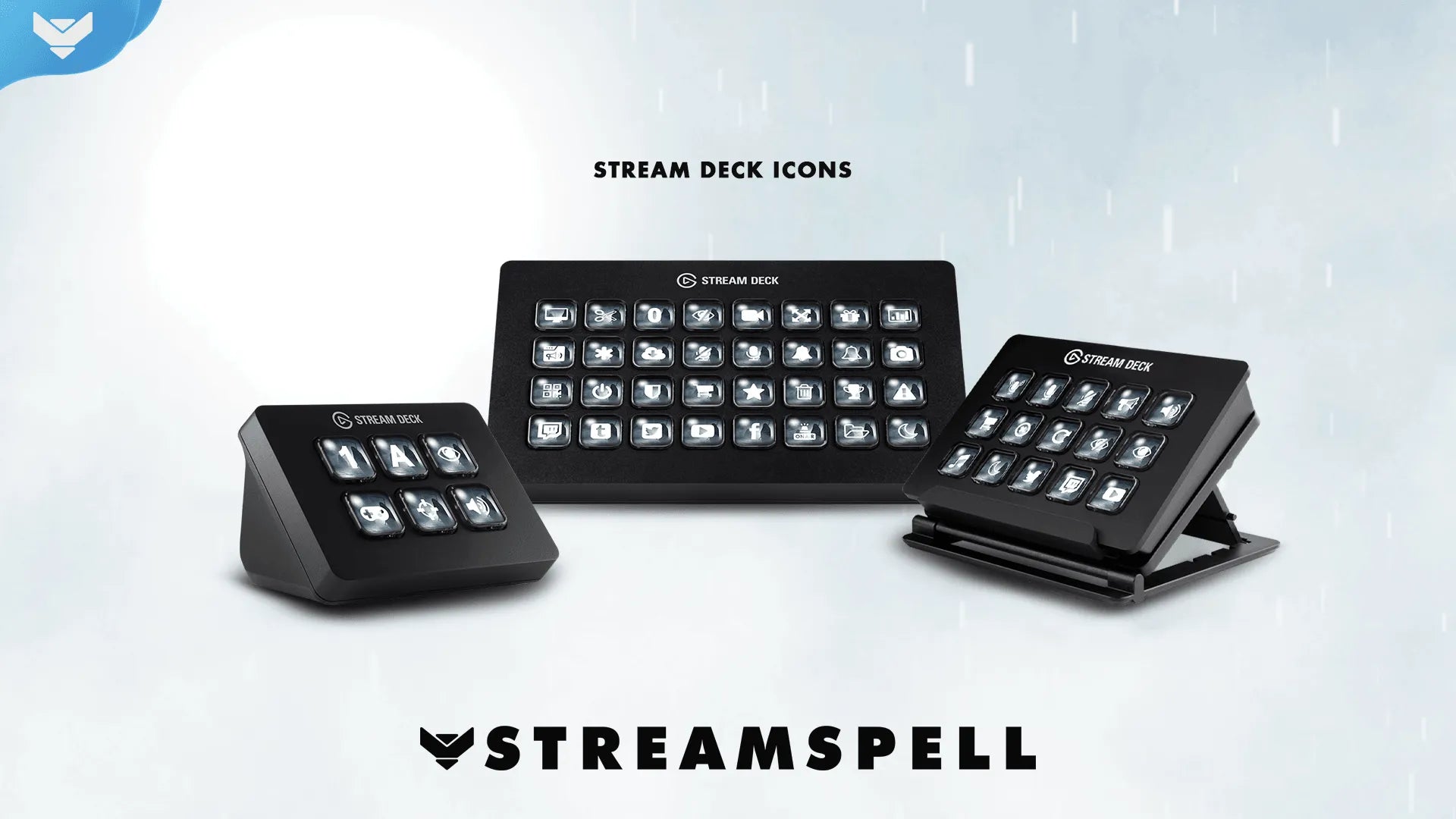 Horror Stream Deck Icons product preview with dark and scary themed controls.