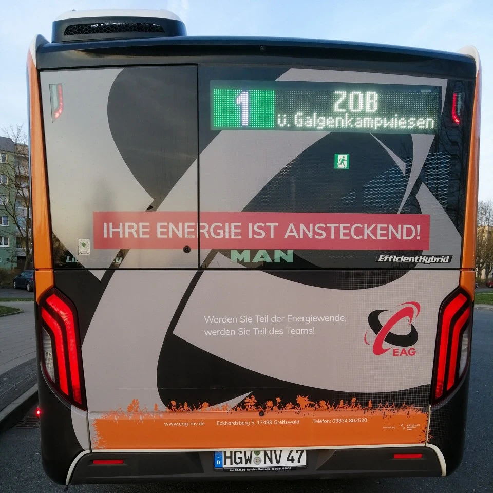 Rückseite des EAG Bus