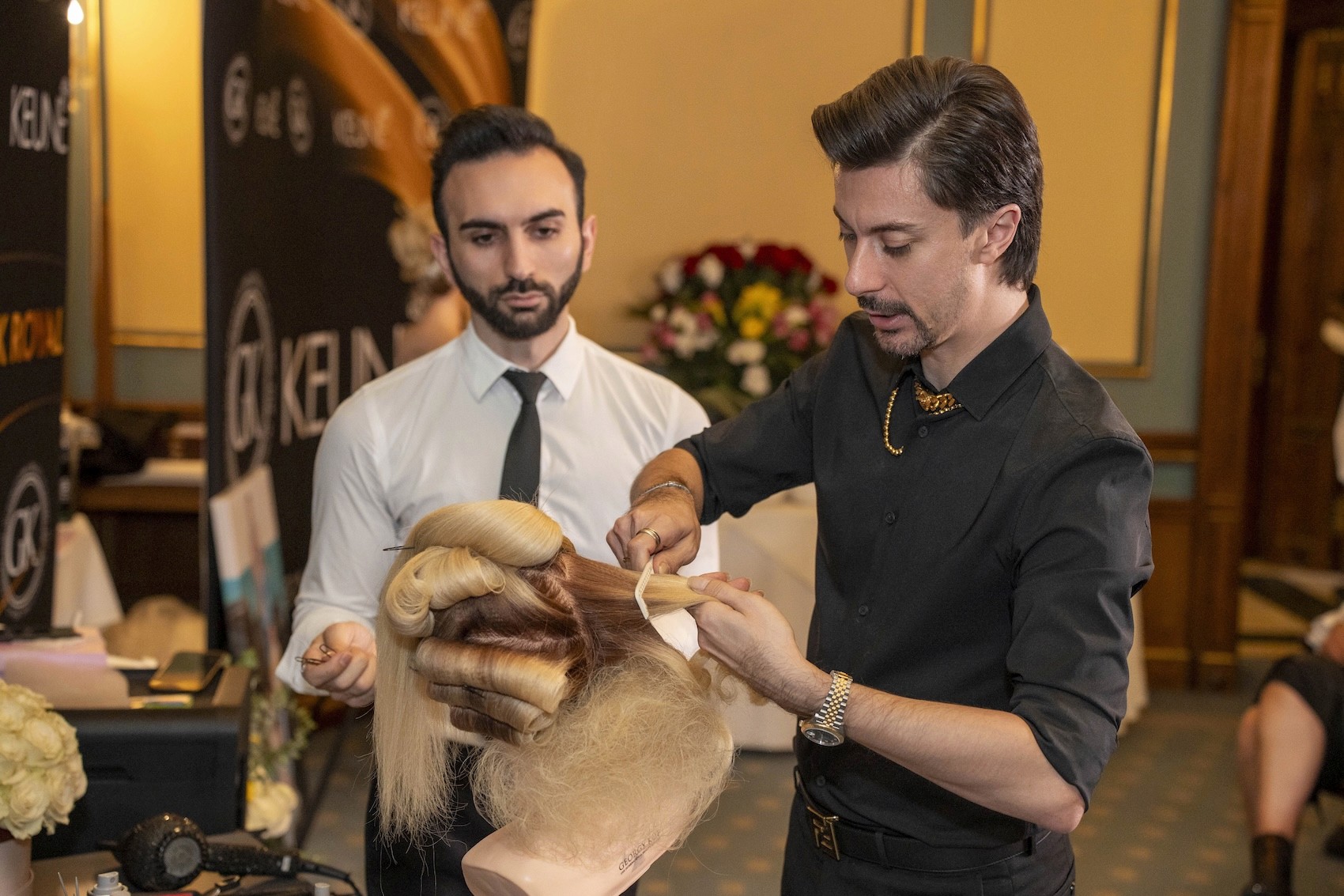 a building with trees and plants