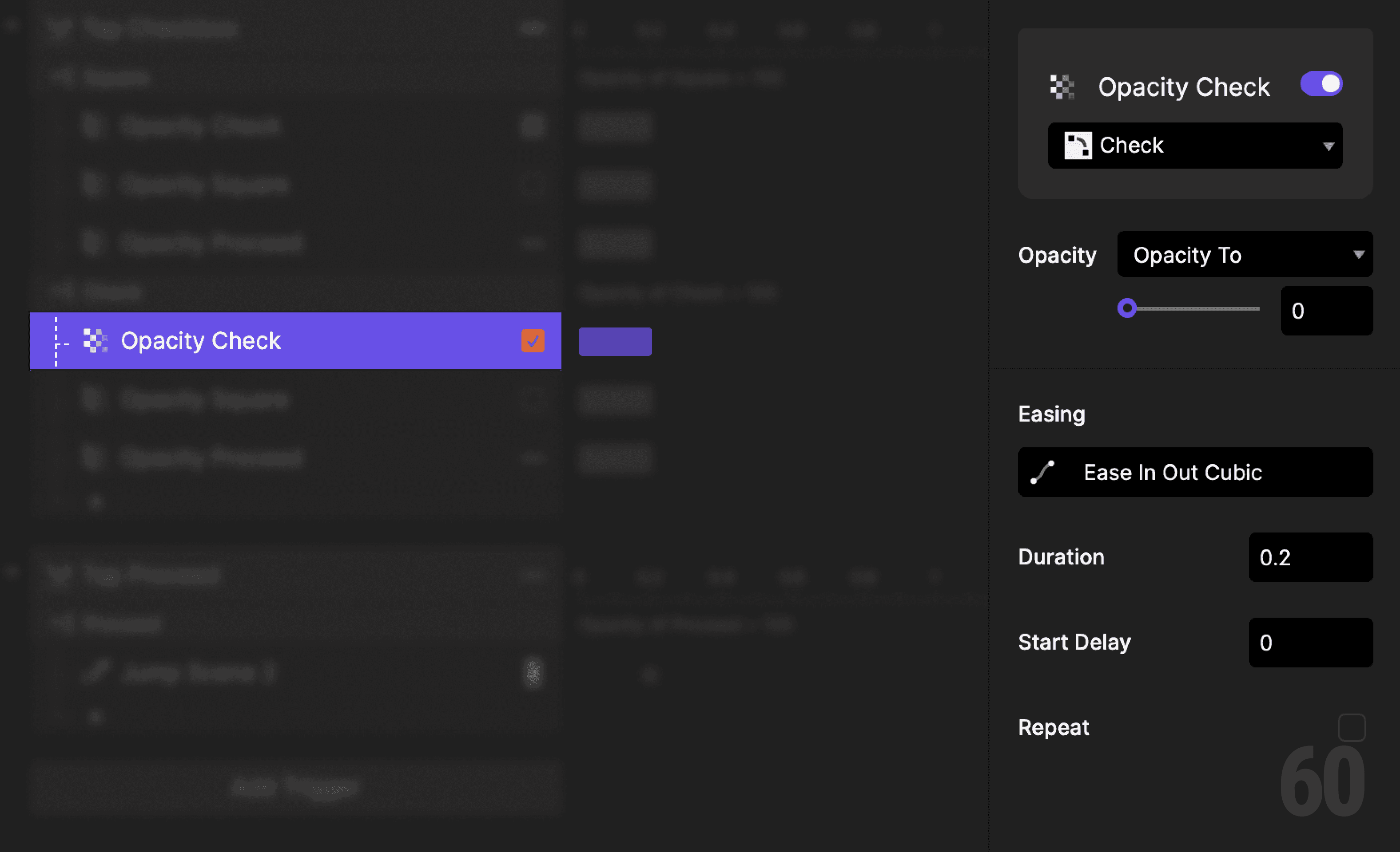 This is a screenshot of Step 7: Hide the check icon.