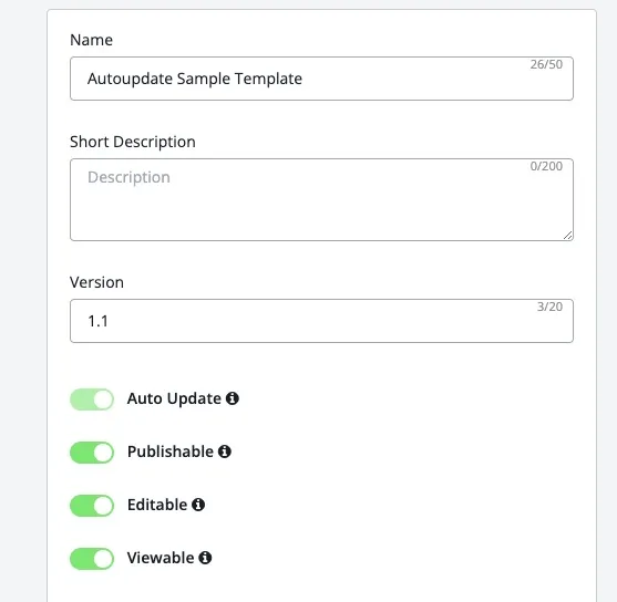UChat template permission