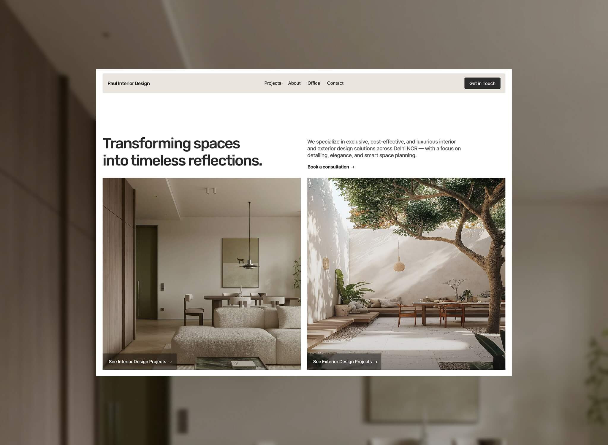 Showcase image of a creative project