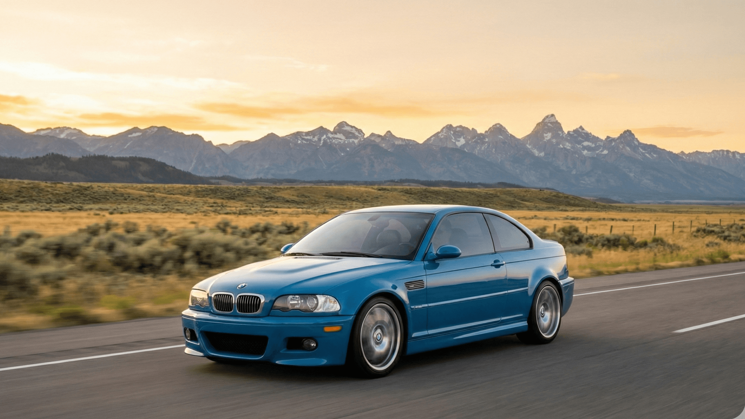 BMW M3 E46 on scenic road drive – illustrating the importance of documented maintenance history and provenance in enthusiast car resale