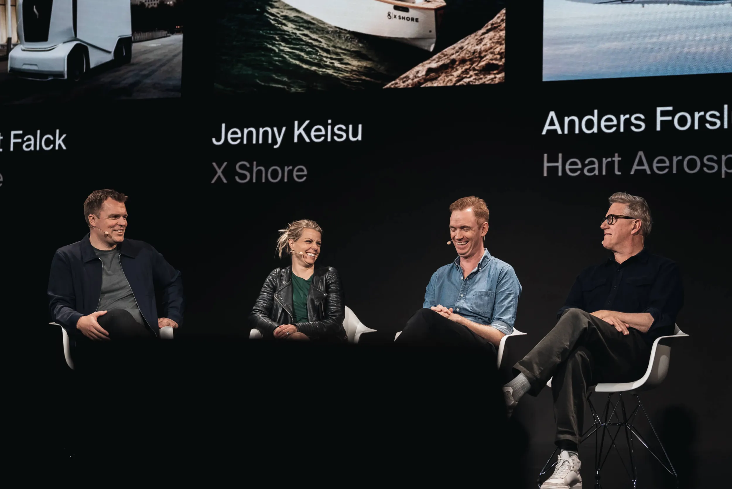 A panel at Einride Mesh.