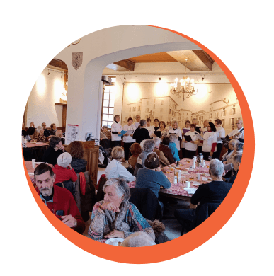 Speaker Presenting at Conference with Audience