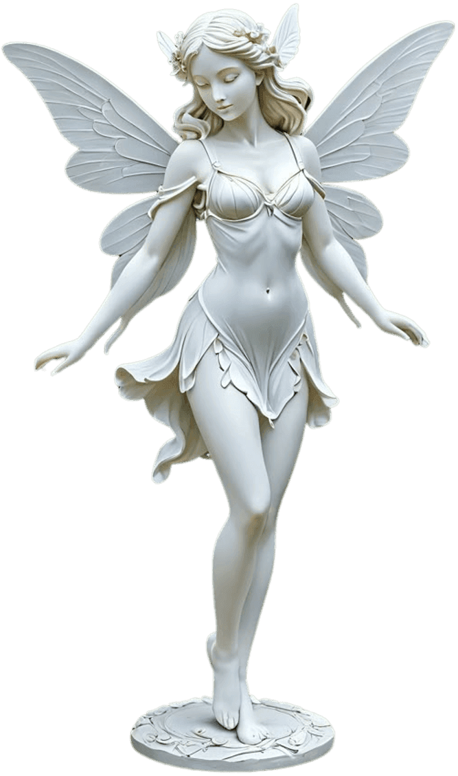 Porcelain fairy figurine — symbolizing an inspiring leader who guides through presence, not just control.
