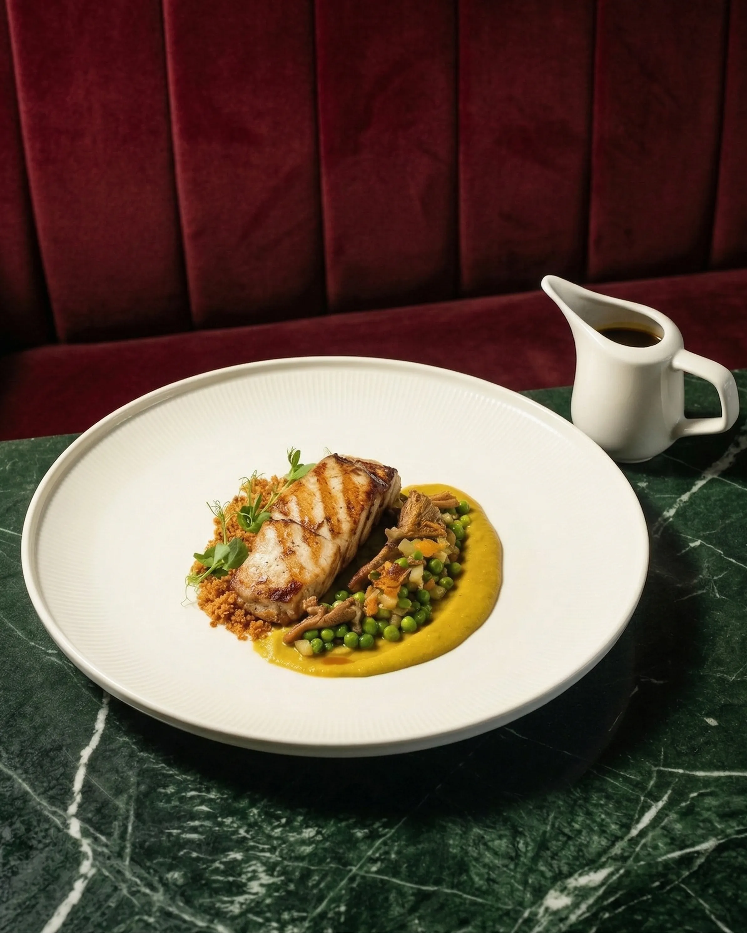 Lammhaxe. Special Creations im Monat März & April bei Mangal.