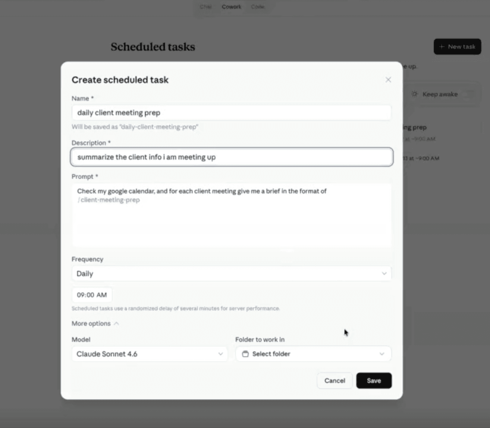 Creating scheduled task in Claude Cowork | Stardex AI ATS Blog