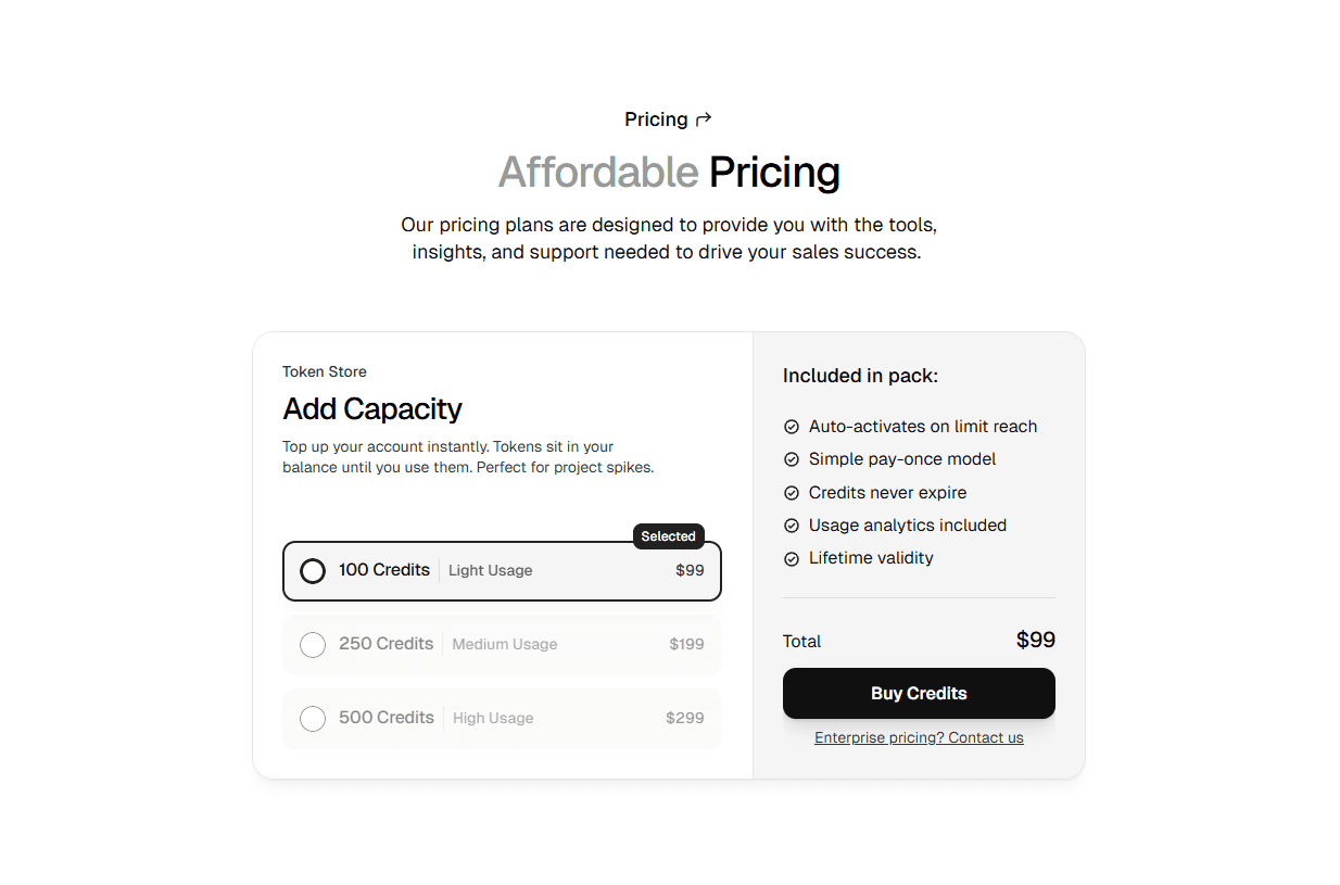 Framer Pricing Component
