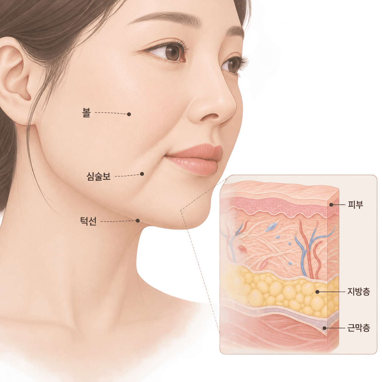 심술보 처짐, 초음파로 당길 수 있는 폭이 정해져 있을까요?