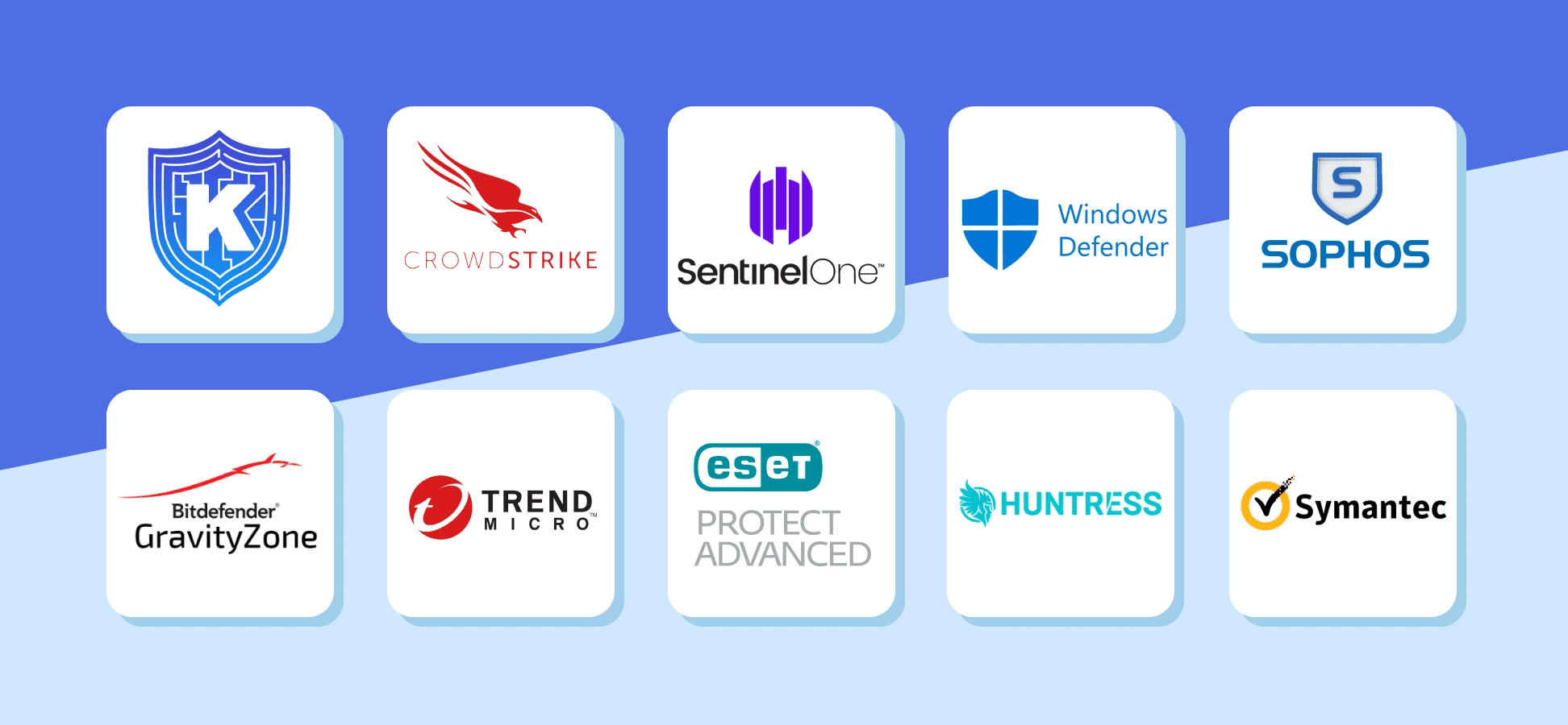 Various cybersecurity company logos - Code42 Alternatives