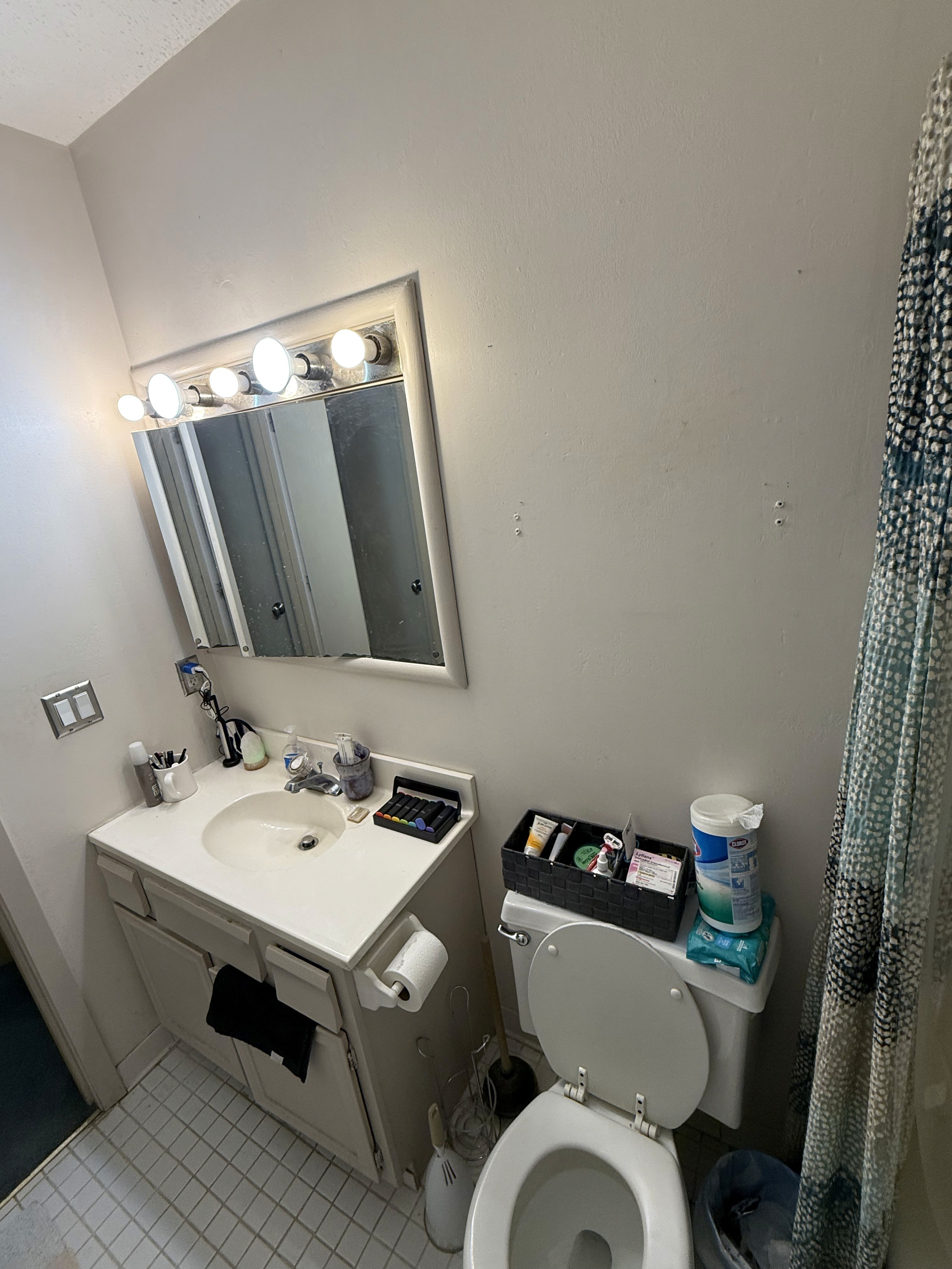 Bathroom before