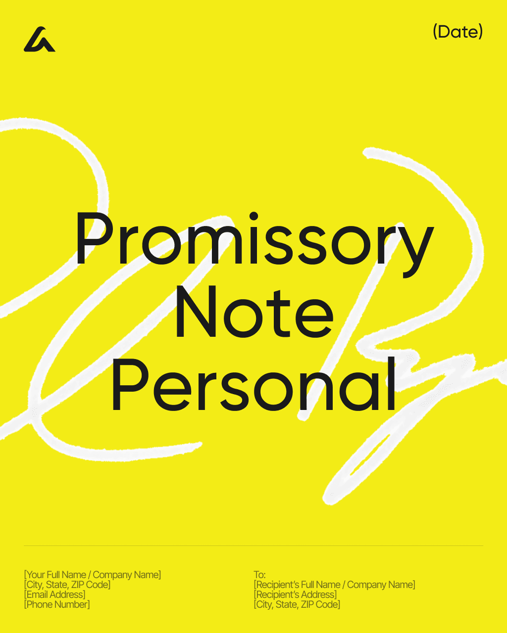 Promissory Note Personal