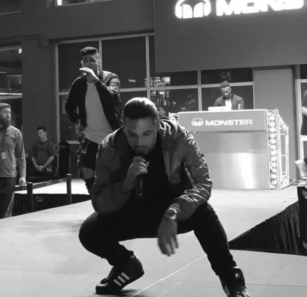 Performing live at the Heat Arena, 2018