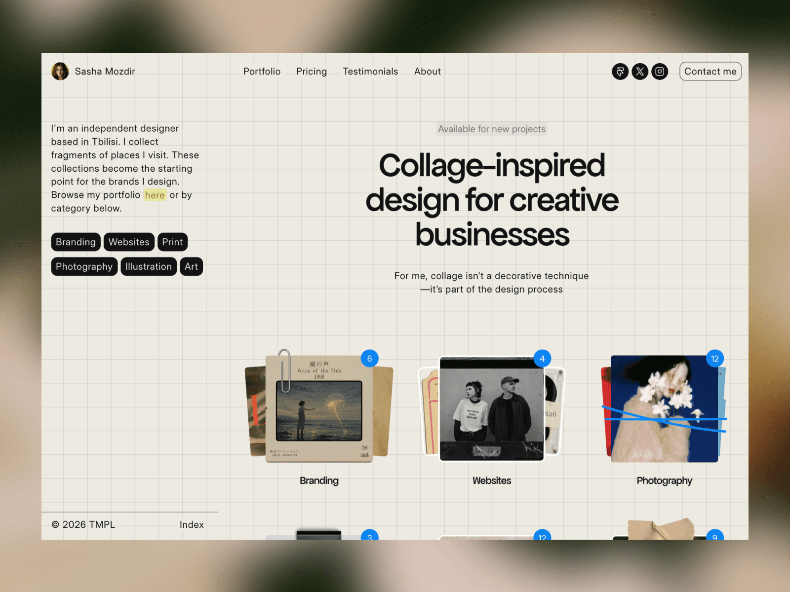 Foldex - Framer Portfolio Template