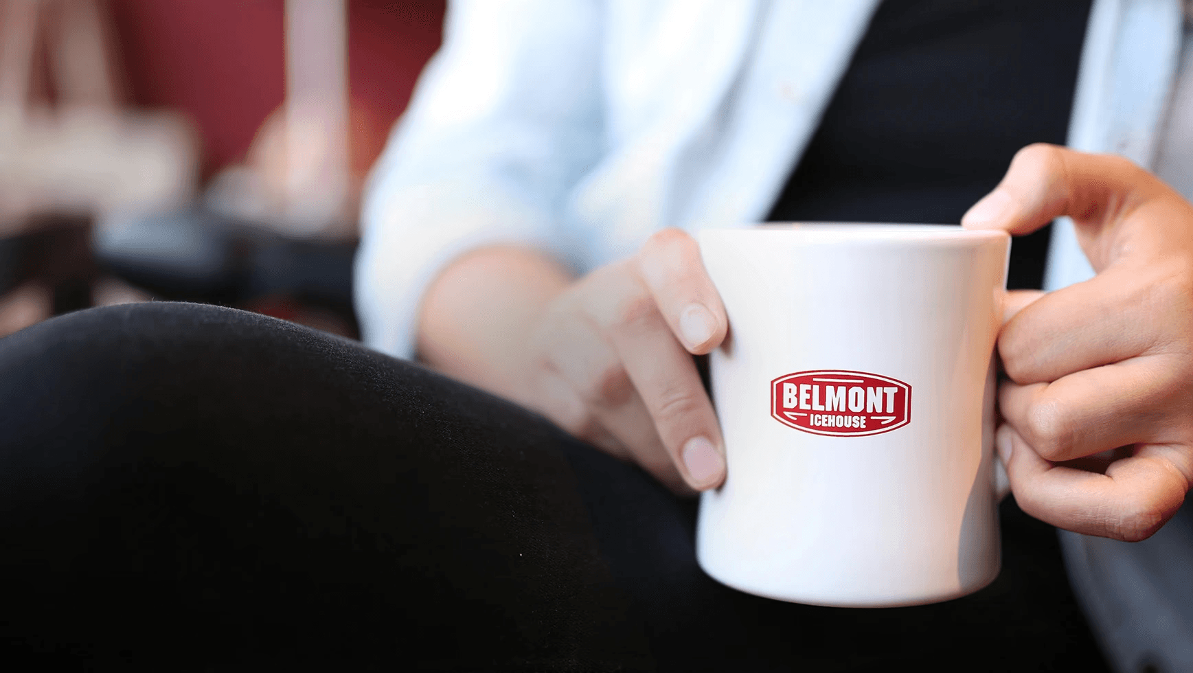 Belmont Swag Coffee Cup