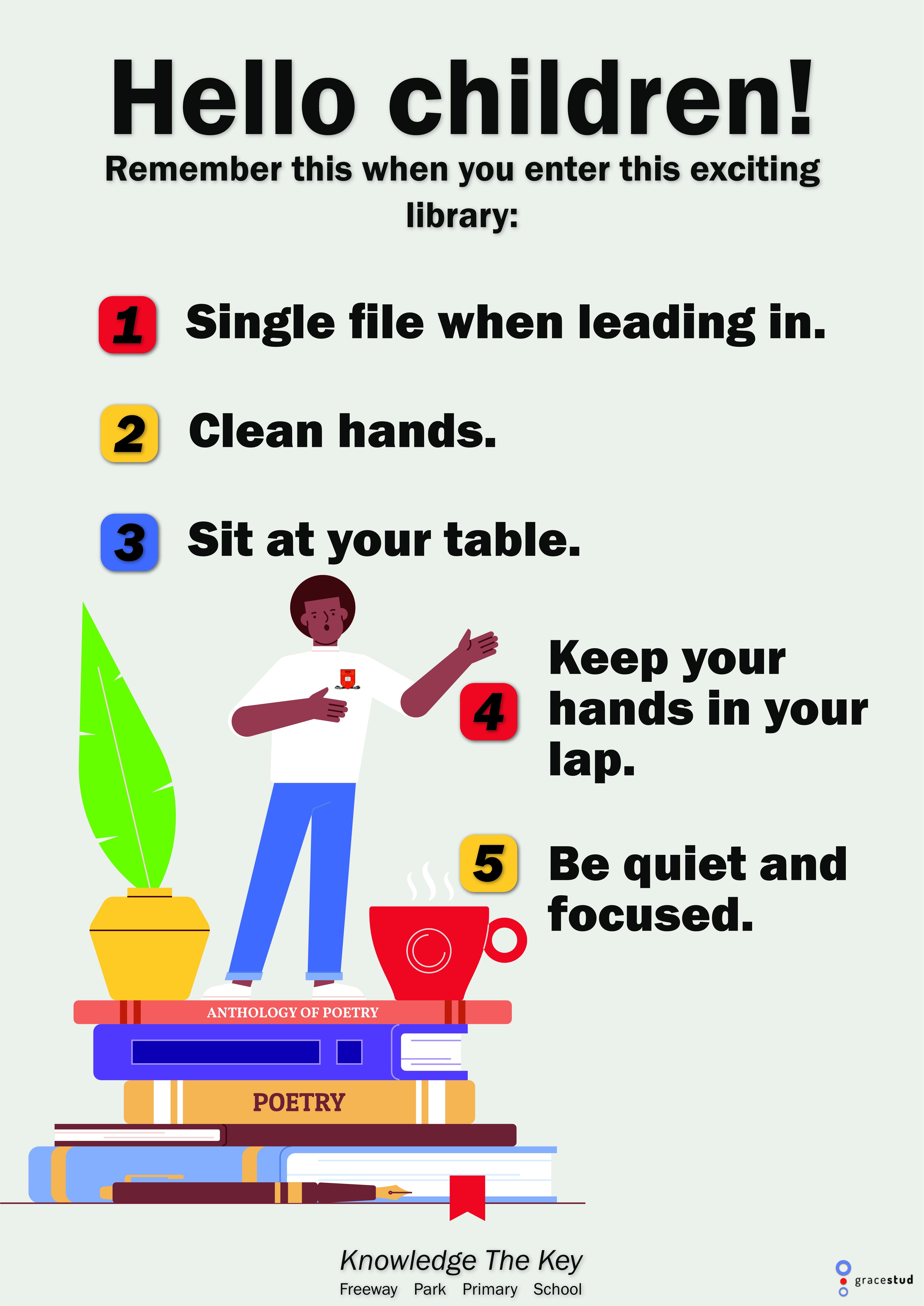 School Compiuter Lab Poster