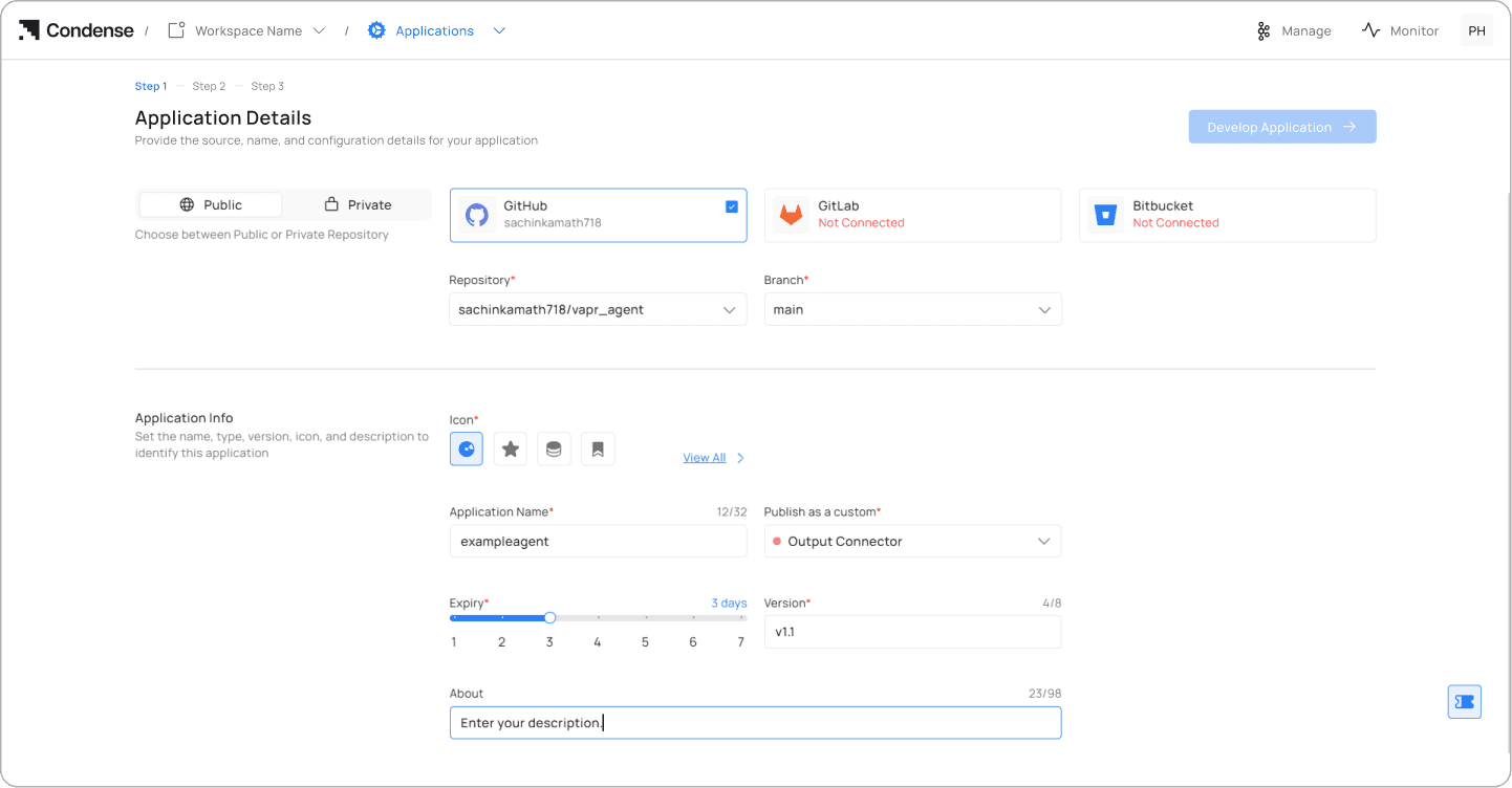 condense core - connect your GIT
