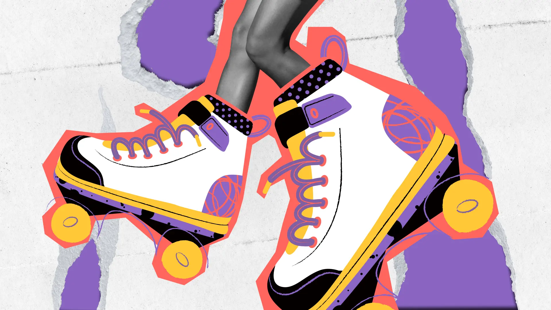 Pastel ice cream packaging design with retro typography on pink background