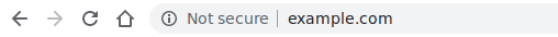 Chrome Browser - Not Secure Website
