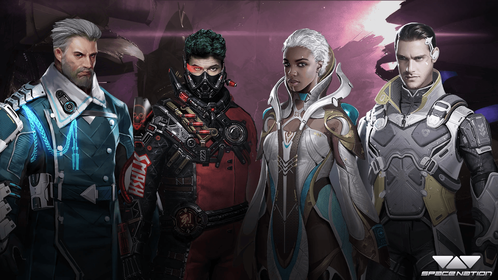 4 Space Nation characters