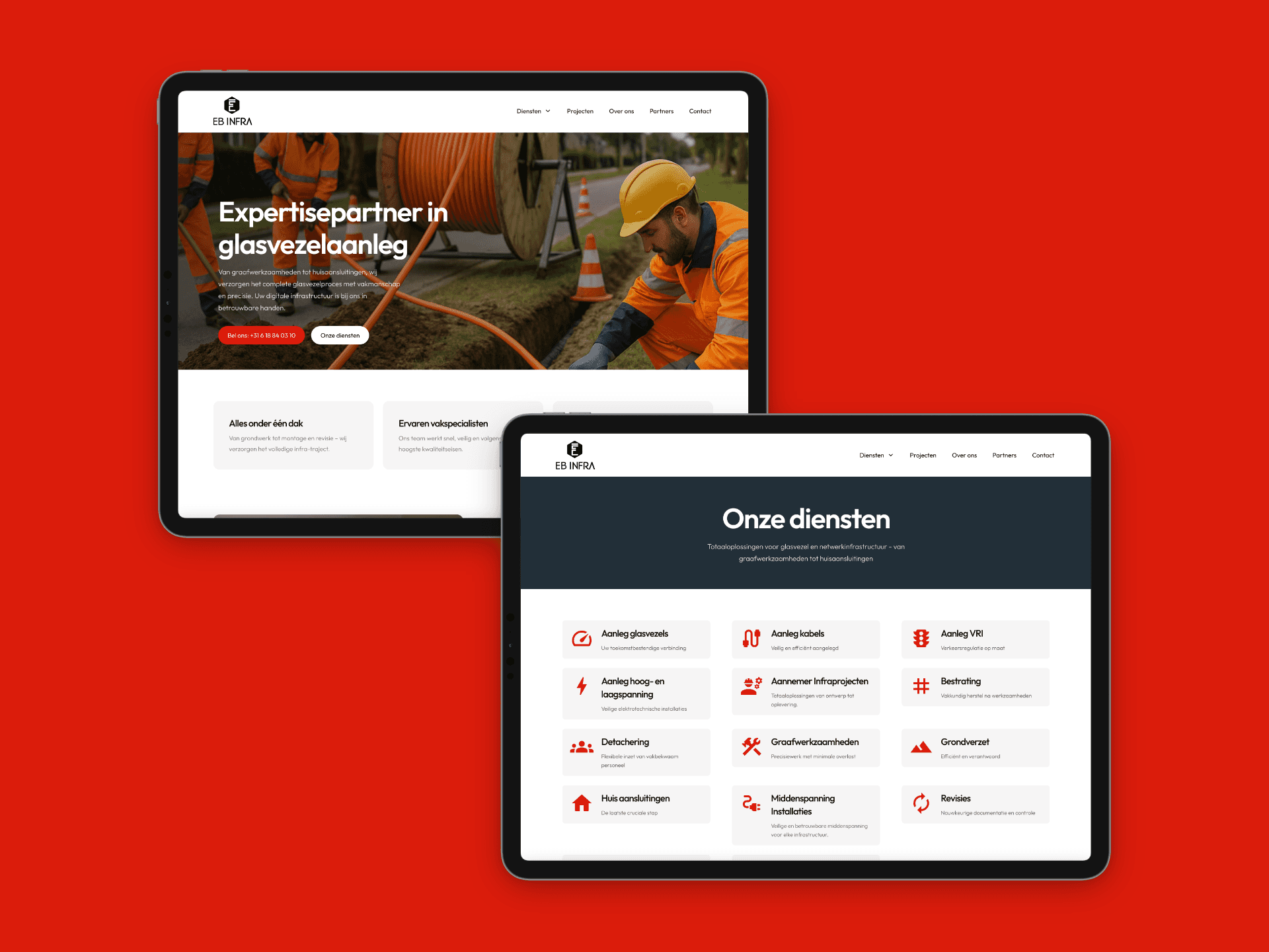 Irene Webflow template project image