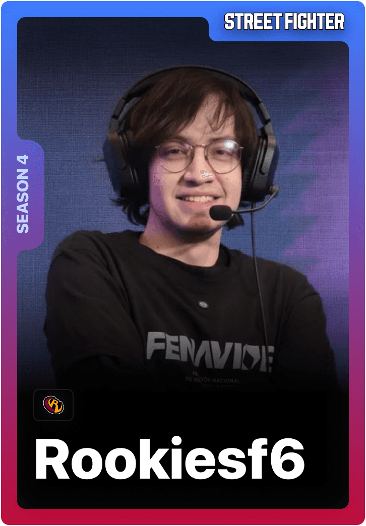 Rookiesf6 Street Fighter 6 competitive player on 1v1Me esports platform