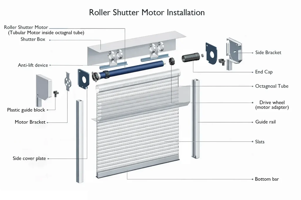 Roller Shutter Motor Torque vs Power: What’s the Difference Between Nm and Watts?
