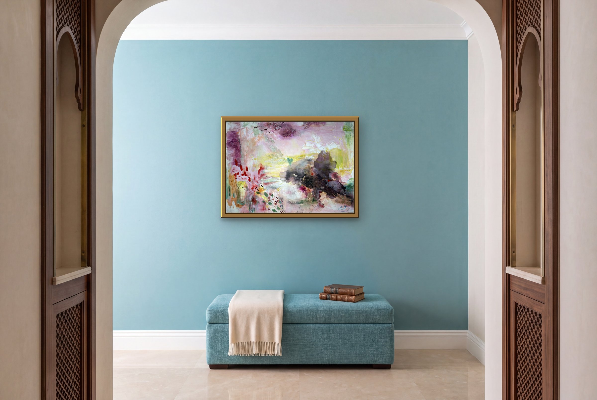 Blending In by Susanna Özbek, in an Arabic interior