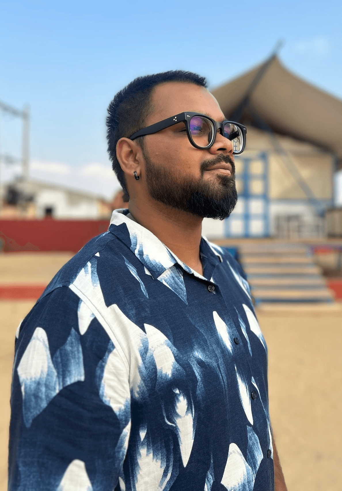 Portrait of portfolio creator