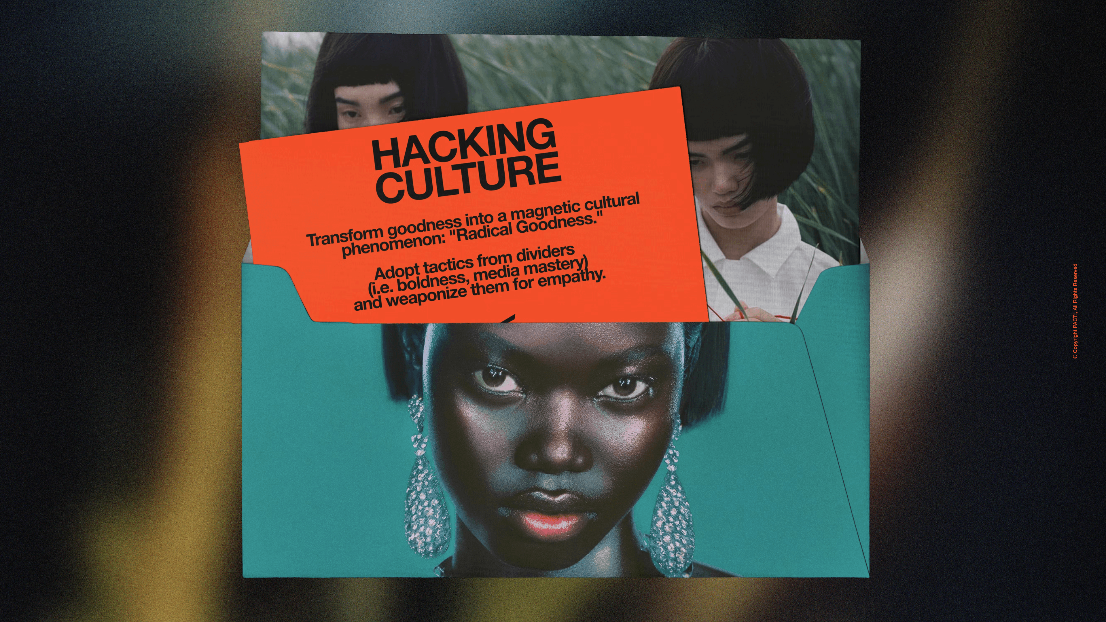 Streetside billboard with flyposters of the Batch.Works brand and illustrations