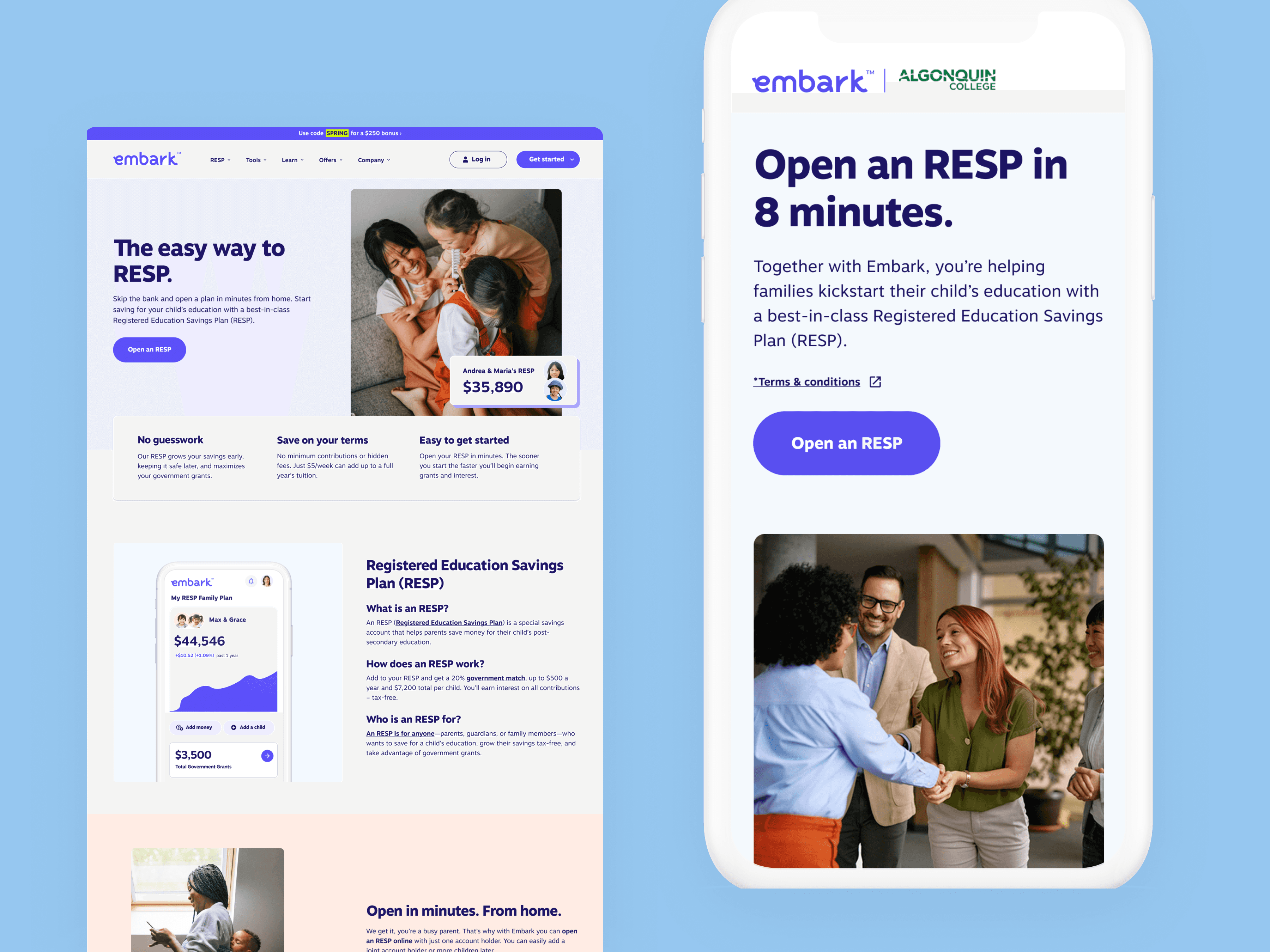 Example work of ui ux design