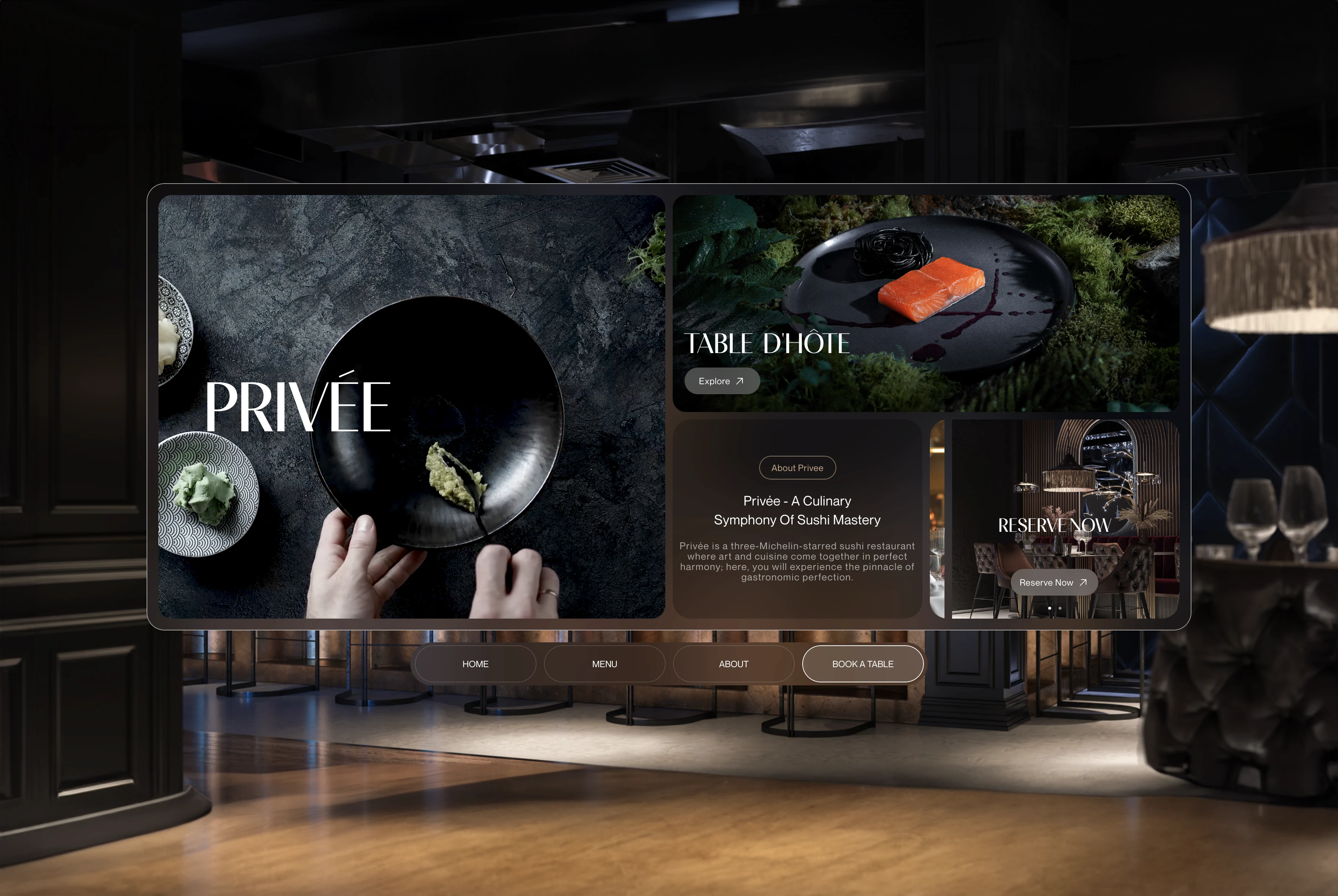Restaurant Framer Template