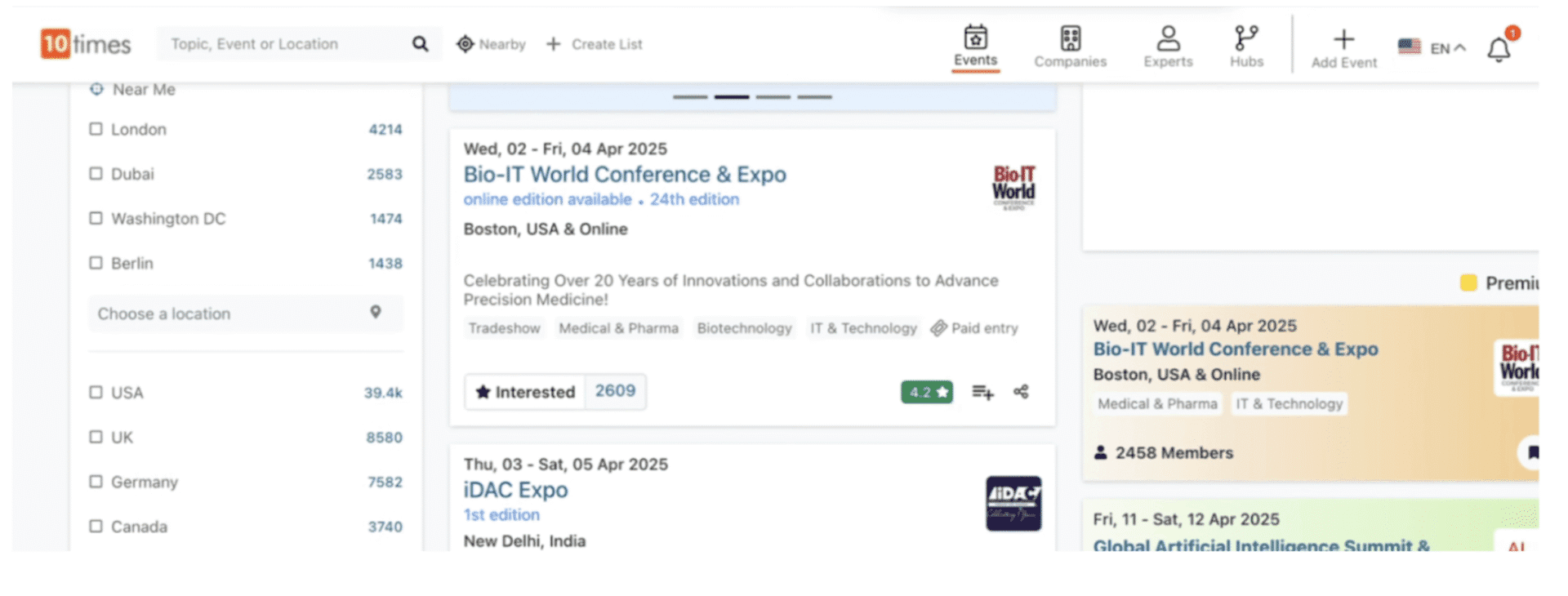 using 10times to scrape event-niche businesses for outbound sales and lead generation