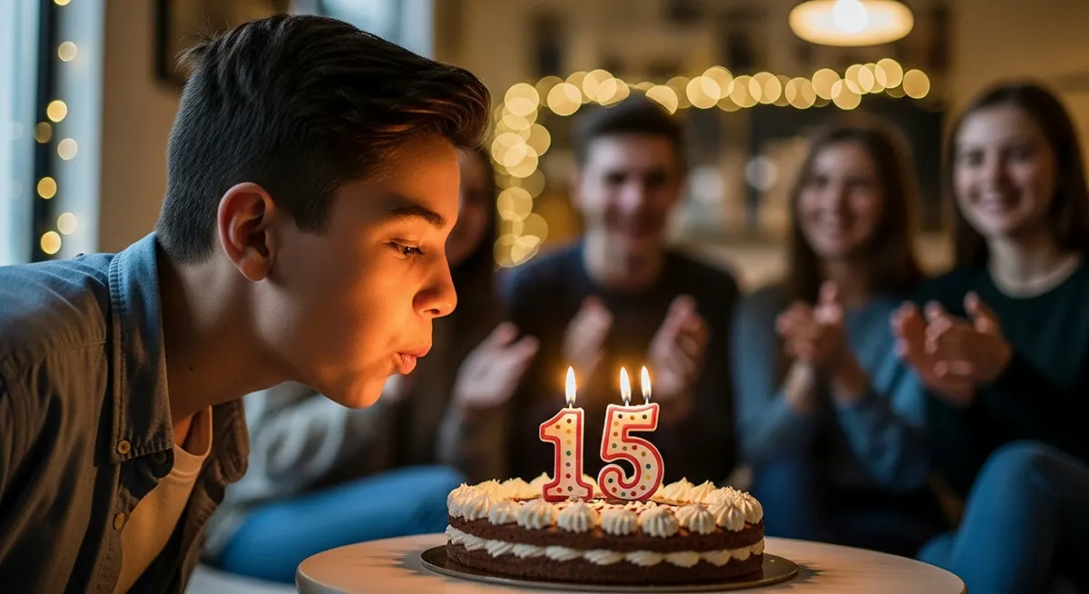 Illustrasjonsbilde av en 15 år gammel gutt som har fått nye venner etter å ha blitt mobbet tidligere.