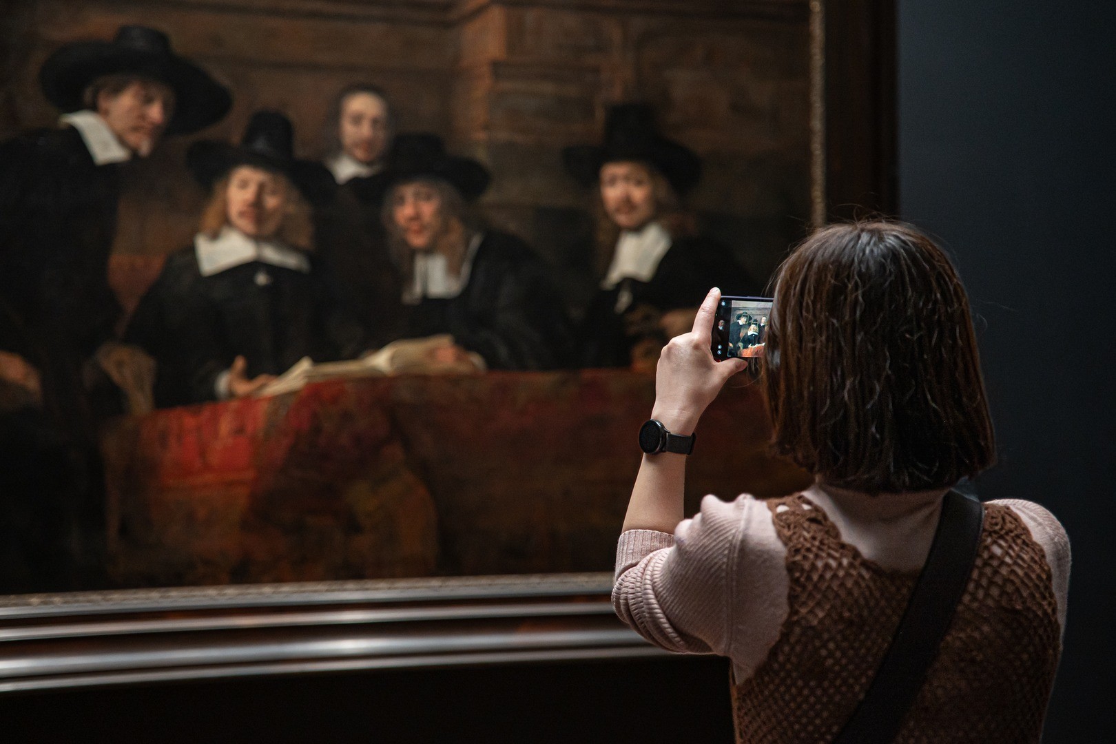 The Syndics, Rembrandt's group portrait of 1662, in the Rijksmuseum