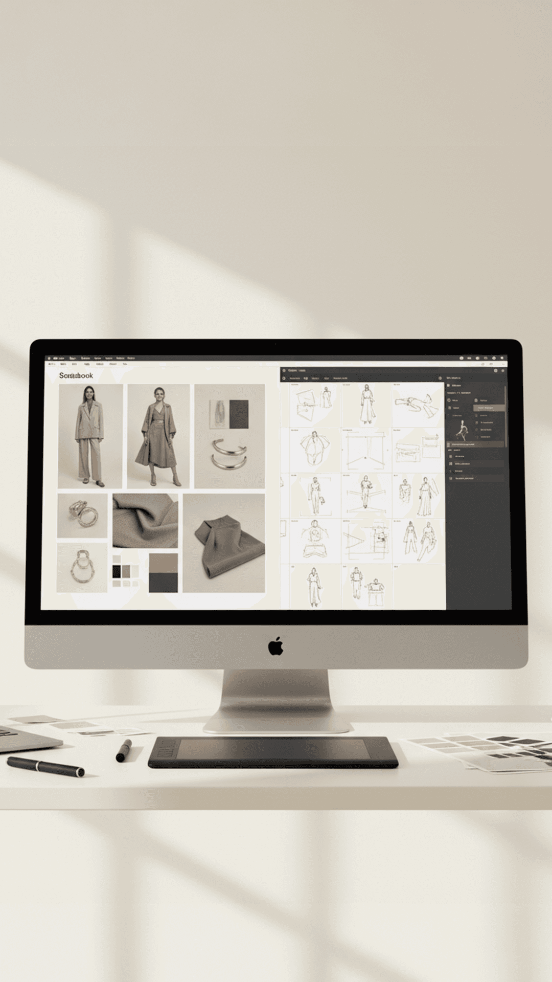 Portrait of a person in a pink sweater against a light background