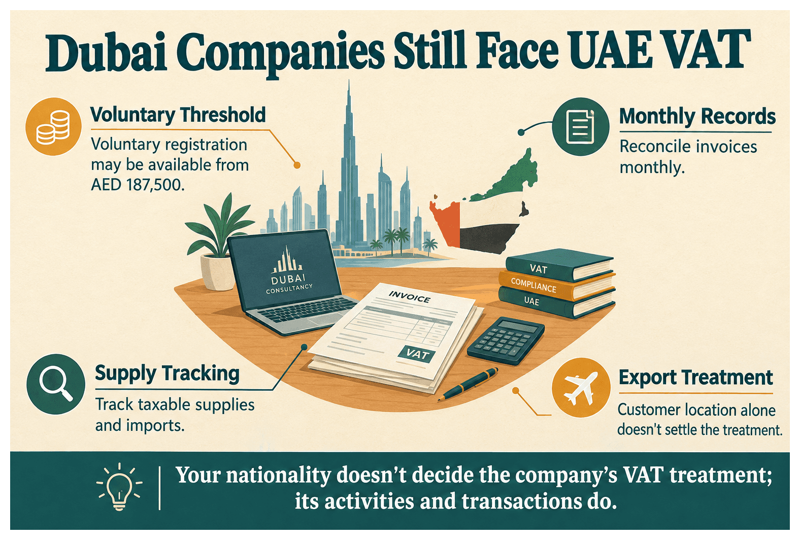 Infographic: VAT Obligations for Australian Entrepreneurs With a Dubai Company