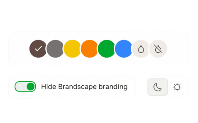 An image of Dreelio's in app customization feature